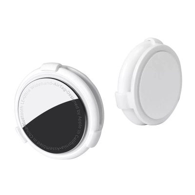 Mbajtëse Sunnylife për Apple AirTag, për dronë, me ngjitës, e bardhë