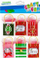 Stoli dekorative vetëngjitëse Craft with Fun Christmas, për dhurata dhe kartolina, shumëngjyrëshe