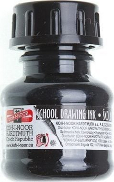 Bojë për vizatim Koh I Noor, 20 g, e zezë