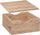 Modul rafti me sirtar Mix N' Modul Five Wood, 31 x 31cm, dru natyral