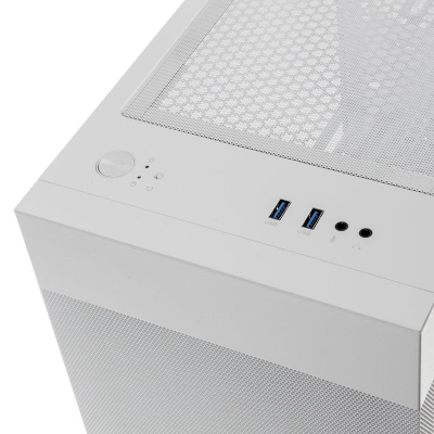 Kuti kompjuterike Lian Li LANCOOL 205M Mesh, Micro ATX, xham i temperuar, e bardhë