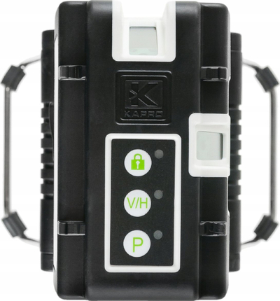 Nivel lazer Kapro 3-Line Green 58733, 3 rreze, vetënivelues, i zi