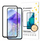 Xham mbrojtës Wozinsky Full Glue S25 për Samsung Galaxy S25, 9H, me kornizë të zezë