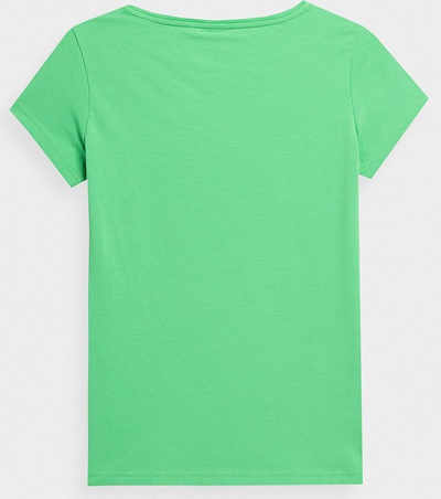 Bluzë 4F për goca, me dekolte V, masa XS, e gjelbër