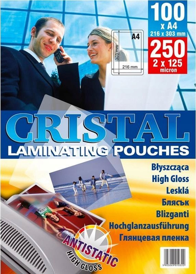 Fletë laminimi Argo Anti-static, 60x95mm, 125 mic, 100 copë