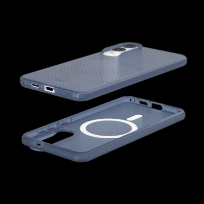 Mbrojtëse telefoni UAG Dot Series për Samsung Galaxy S25 Edge, MagSafe, Blue Cloud