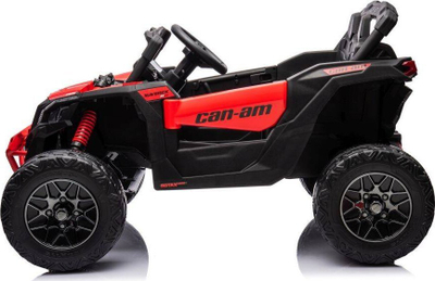 Makina elektrike për kalamaj Lean Toys Buggy Can-am DK-CA003, 24V, 2 ulëse, e kuqe