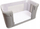 Çarçaf krevati Babymatex Jersey, për Chicco Next2Me Forever, 58x110x8 cm, i bardhë