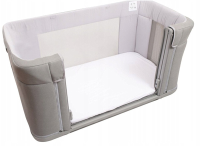 Çarçaf krevati Babymatex Jersey, për Chicco Next2Me Forever, 58x110x8 cm, i bardhë