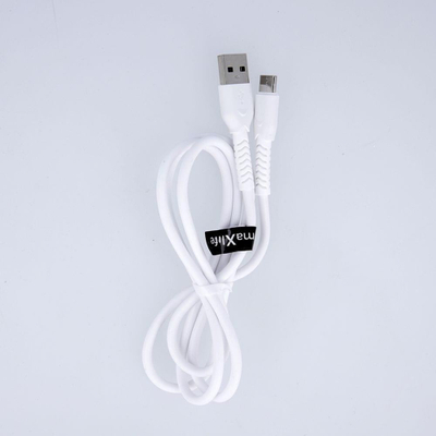 Kabllo USB Lightning Maxlife MXUC-04, 1m, 3A, e bardhë