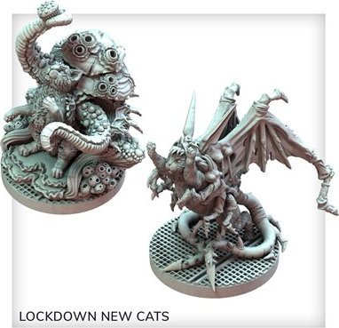 Zgjerim loje tavoline Rebel Nemesis Lockdown New Cats, set 2 miniatura, koleksionues