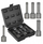 Set heqësish bulonash GEKO 1/2", 5 copë, në kuti plastike, gri