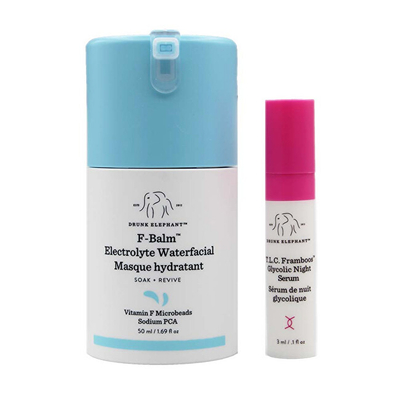 Set kujdesi nate Drunk Elephant F-Balm + TLC Framboos Night Skin Care