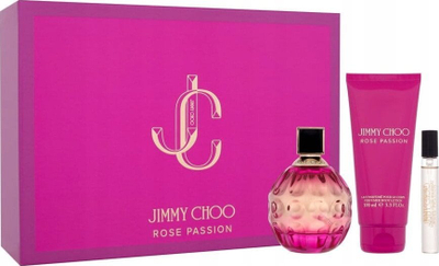 Set parfumesh Jimmy Choo Rose Passion, 3 pjesë, për femra
