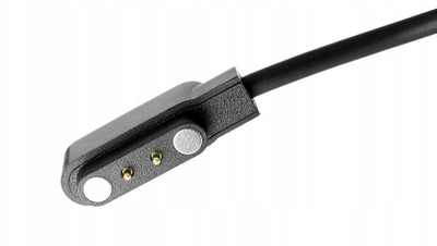 Kabllo karikimi Veltori VT110 VTK2, 3.3 mm, për smartwatch, e zezë