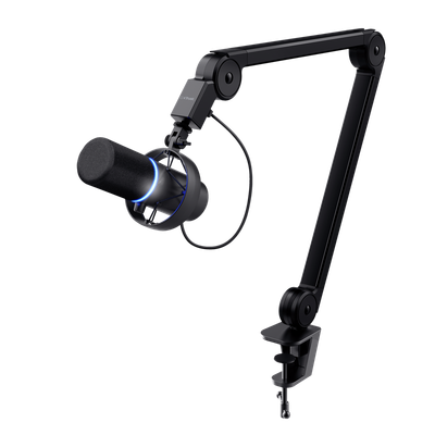 Mikrofon Trust GXT 255+ ONYX, USB, me krah metalik, i zi