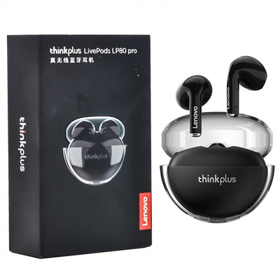 Dëgjuese Lenovo Thinkplus LivePods LP80 PRO, të zeza