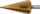 Freza shkallore Sthor Step Drill T22613, 4-39mm, HSS me veshje titaniumi