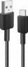Kabllo USB Anker 322, USB A me USB C, 0.9 m, e zezë