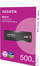 SSD i jashtëm ADATA SC610, 500GB, USB 3.2 Gen2, i zi me të kuqe