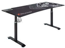 Tavolinë gaming X Rocker Cougar XL, 160 x 80 cm, gri