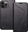 Këllëf telefoni Forcell F-Protect, tip libër, me RFID Blocker, për iPhone 13 Pro Max, i zi