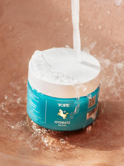 Maskë flokësh Yope Hydrate My Hair, hidratuese, 250ml, turkeze