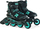 Patina me rrota Roces Icon W 400822 01, rrota 80 mm, kushineta ABEC 5, e zeza me turkeze