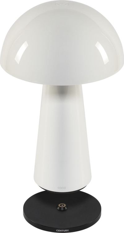 Lampë tavoline LED Century Coco, 1.5W, 2700K, e bardhë