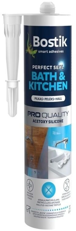 Silikon sanitar Bostik Bath & Kitchen Sil A, gri