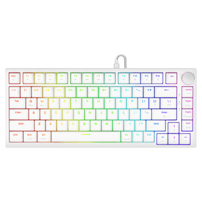 Гејминг тастатура Savio ASTRAL WHITE JADE, USB, RGB, бела