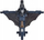 Lodër motor Batman DC Comics Batcycle, që kthehet, për figura 30 cm, blu e zezë