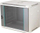Kabinet rack Alantec SW-18U-600-450-N-DSJ-OP-RP-B-S, 18U, 19", gri
