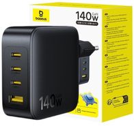 Karikues muri Baseus EnerFill FH11 GaN, 140W, 3xUSB C 1xUSB A, i zi