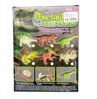 Set lodër për gërmim dinosaurësh Mz Import, për kalamaj 5+, shumëngjyrësh