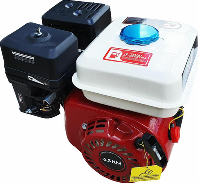 Motor benzine 7.0HP, bosht horizontal 19mm, 4 goditsh, i kuq