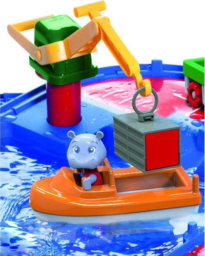 Set lojrash me ujë AquaPlay Giga, për jashtë, me 11 varka, blu
