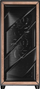 Kuti kompjuteri Antec FLUX PRO EUV, Full Tower, me ekran temperature, e zezë me dru