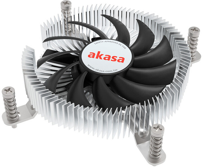 Ftohës Akasa Extra Secure, shumë i ulët, alumini, për Intel LGA1700 Thin Mini-ITX