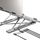 Qëndrim laptopi Unitek Adjustable me USB C/A hub, HDMI 2.0, PD 100W, ngjyrë argjendi