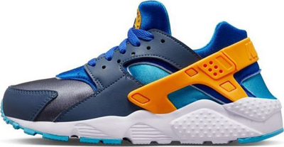 Atlete Nike Air Huarache Run Jr 654275 422, për kalamaj, blu e errët me portokalli