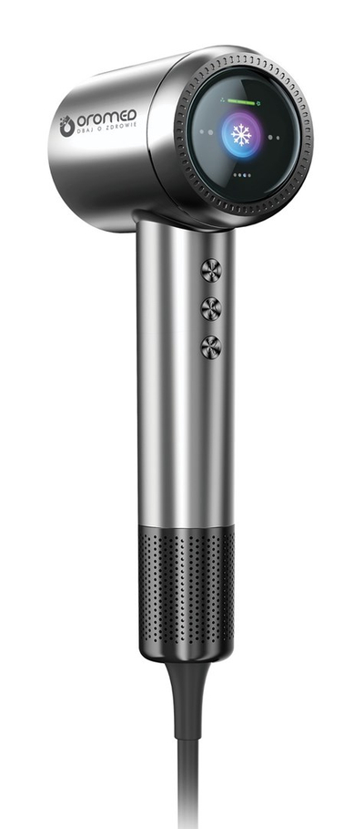 Thanëse flokësh ORO-F1 Sonic S, 1600W, ekran LCD, gri