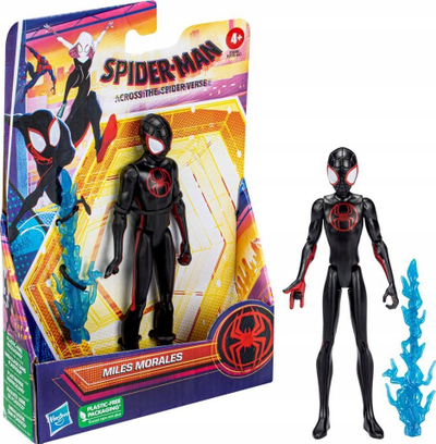 Figurine Hasbro Spider-Man Miles Morales F3839, me aksesor, e zezë