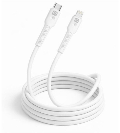 Kabllo karikimi Quik Accessories QK-1022 USB-C në Lightning, 27W, 1 m, e bardhë