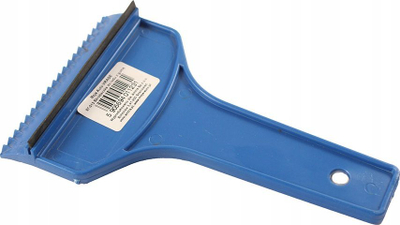Gërvishtëse akulli për xham makine Virage 97-013, me teh gome, plastike, blu