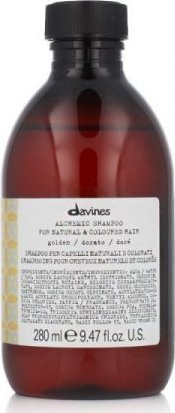 Shampo për flokë Davines Alchemic Golden, për flokë biondë, ruajtje e ngjyrës