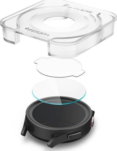 Xham mbrojtës Spigen GlasTR EZ FIT për Galaxy Watch 5 Pro, xham i temperum, 2 copë, transparent
