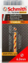 Set stërvilash metali Schmith HSS Titanium Pro 8, 10 copë, 6mm, ngjyrë ari