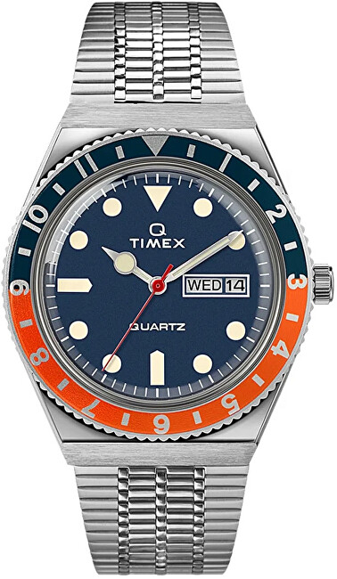 Orë për meshkuj Timex TW2T80700ZV, e argjendtë/kaltër