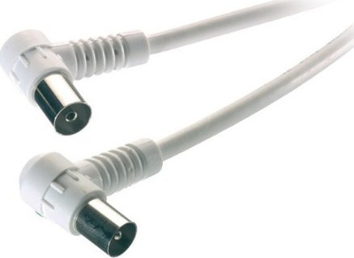 Kabllo antene Vivanco 48034, 3 m, 90 dB, e bardhë
